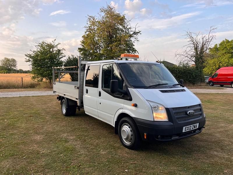 Used Ford Transit 100 HP (73 kW) 2012 White Cabriolet