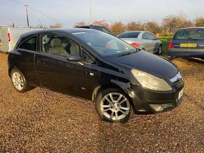 Used Vauxhall Corsa 89 HP (65 kW) 2009 Black Hatchback