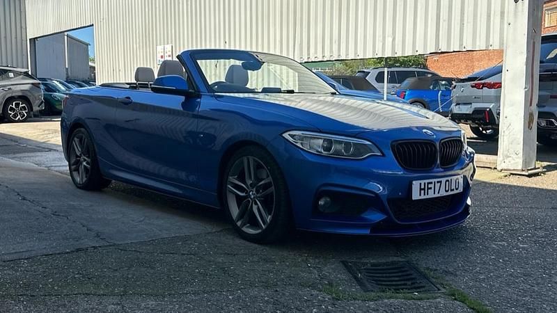 Used BMW 230 M Sport 249 HP (183 kW) 2017 Blue Cabriolet
