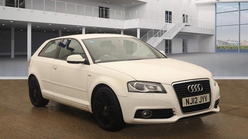 White Used 2012 Audi A3 S-Line Hatchback | £4,690 (Fair price) - Image 1/4