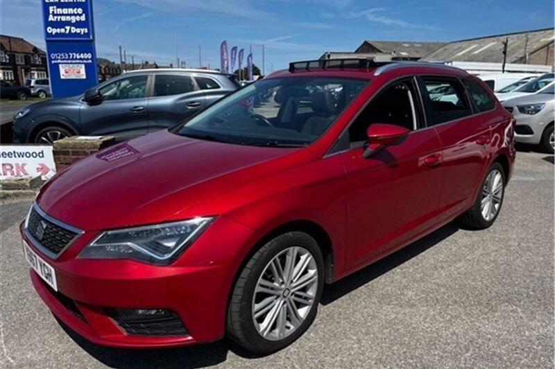 Red Used 2017 Seat Leon ST XCELLENCE Estate | £10,995 (Fair price) - Image 1/3