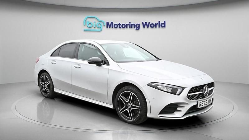 Used Mercedes A250 AMG line 218 HP (160 kW) 2022 Silver Sedan