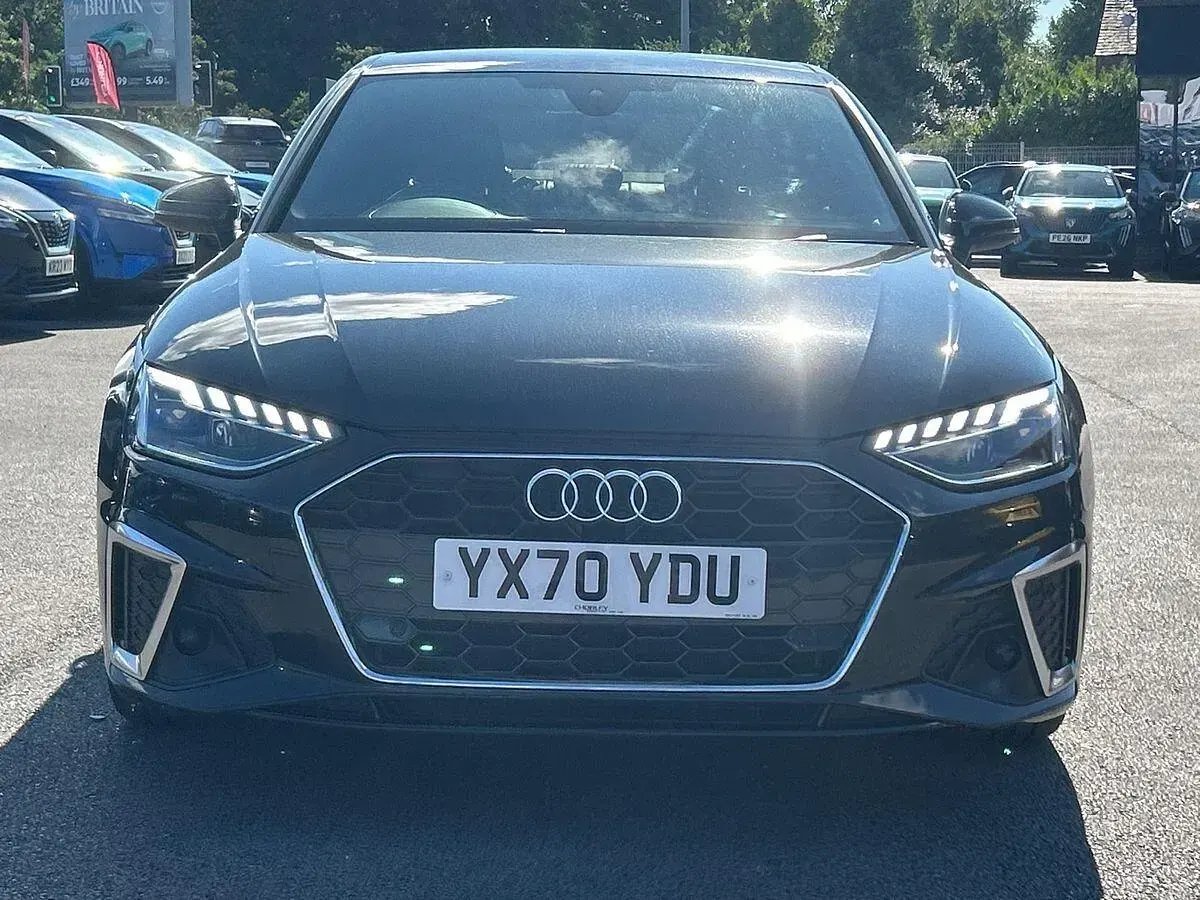 Used Audi A4 S-Line 163 HP (119 kW) 2020 Black Sedan