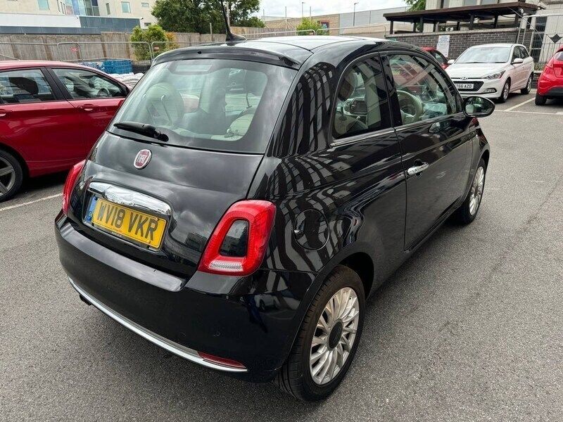 Used Fiat 500 Lounge 2018 Black Hatchback
