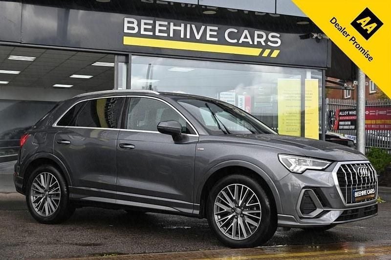 Grey Used 2019 Audi Q3 S-Line SUV | £19,950 (Fair price) - Image 1/4