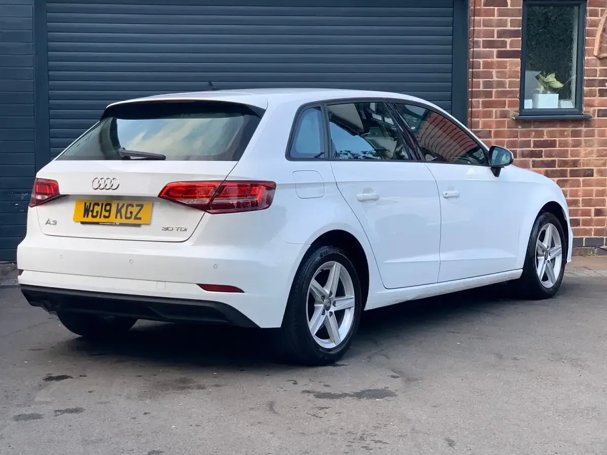 Used Audi A3 S-Line 2019 White Sedan