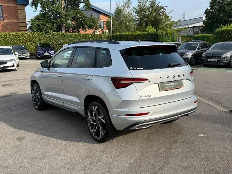 Used Skoda Karoq SportLine 150 HP (110 kW) 2025 Silver SUV