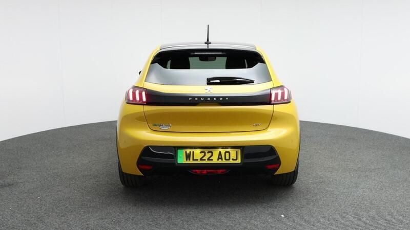 Yellow Used 2022 Peugeot e-208 GT Hatchback | £16,999 (A bit pricey) - Image 1/4