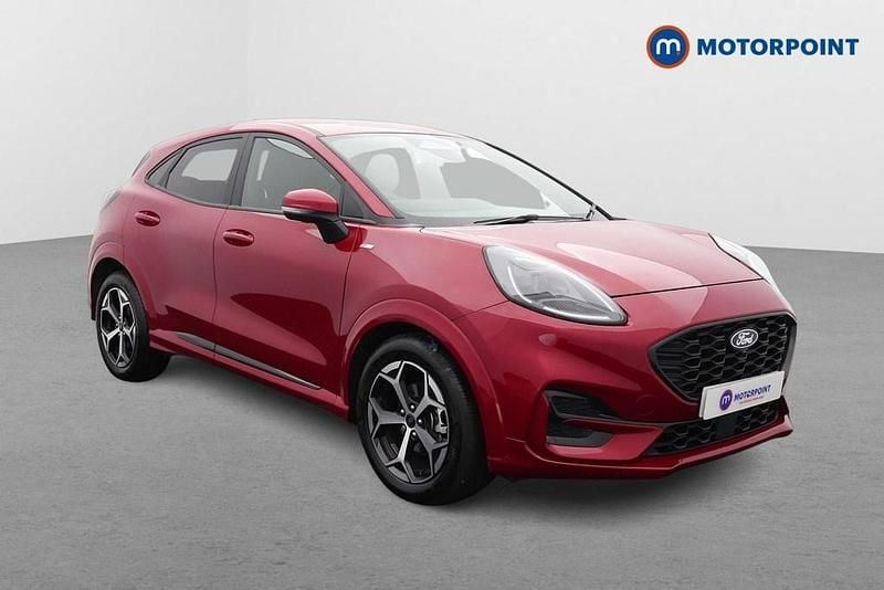 Red Used 2025 Ford Puma ST-Line Hatchback | £20,799 (Fair price) - Image 1/4