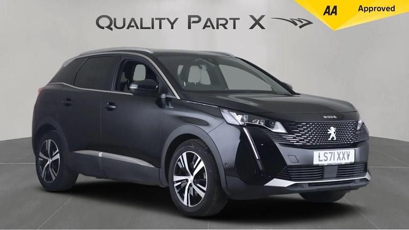 Black Used 2021 Peugeot 3008 GTi Hatchback | £14,780 (Fair price) - Image 1/3