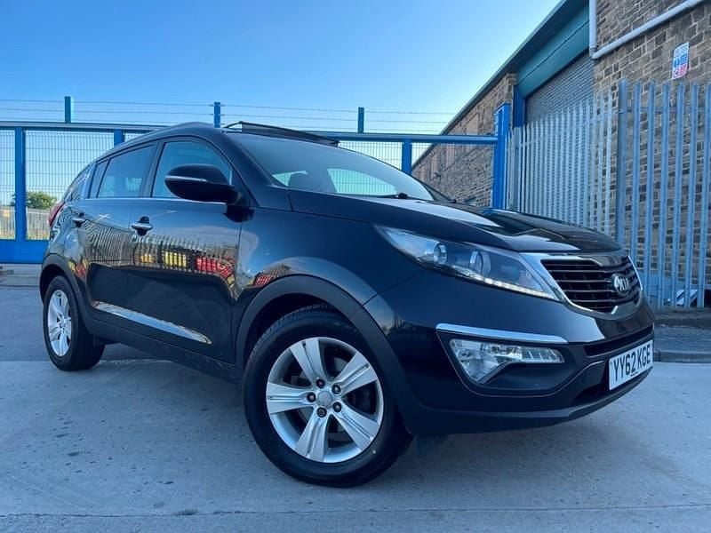 Black Used 2012 Kia Sportage 2 SUV | £4,199 (Fair price) - Image 1/4