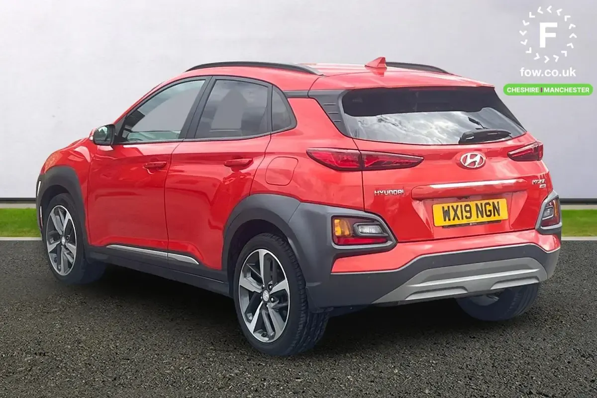 Used Hyundai Kona Premium 177 HP (130 kW) 2019 Orange SUV