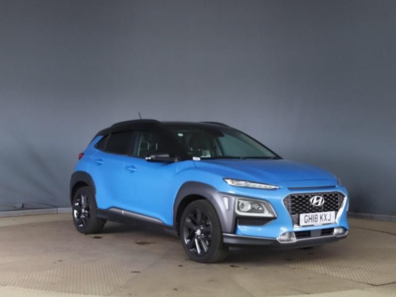 Used Hyundai Kona Premium 177 HP (130 kW) 2018 Blue SUV