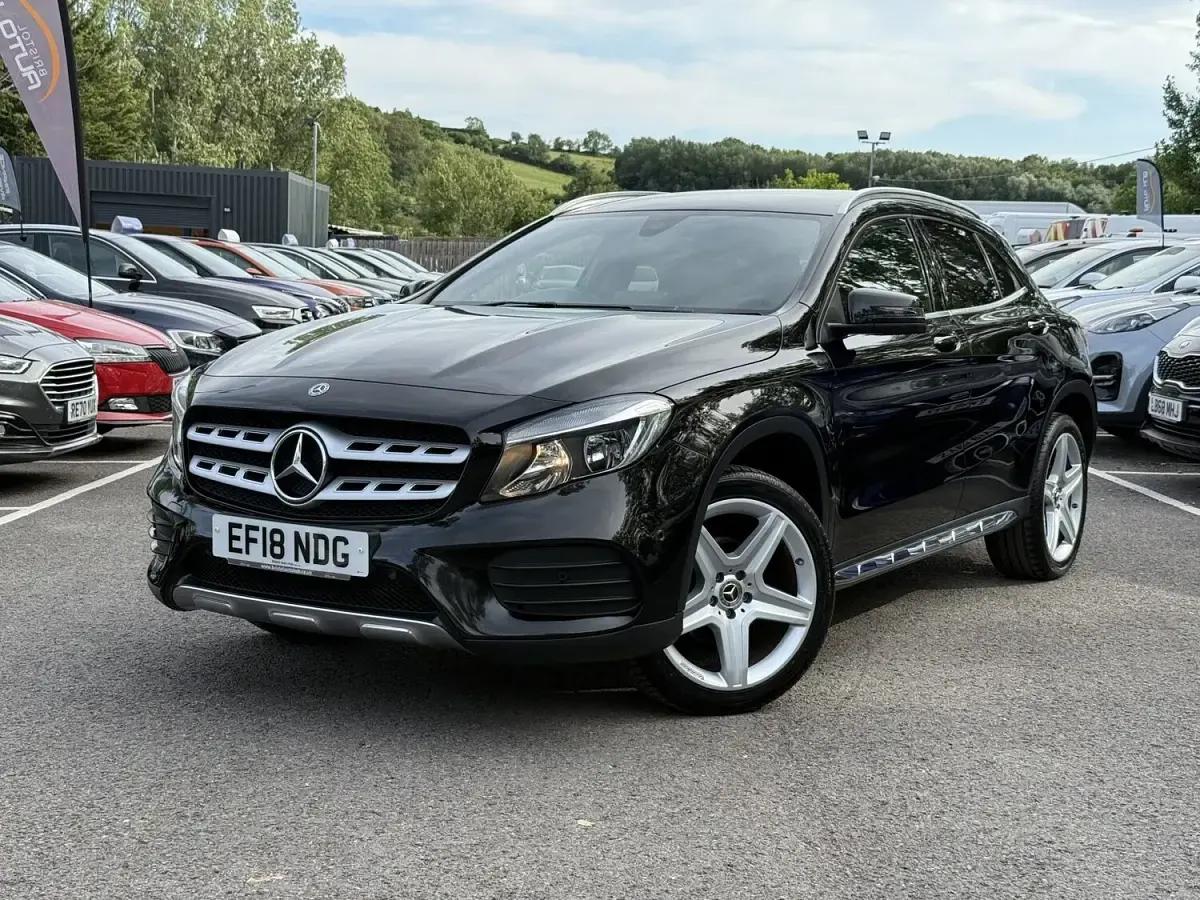 Used Mercedes GLA200 AMG line 136 HP (100 kW) 2018 Black SUV