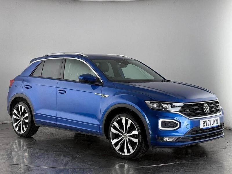 Used VW T-Roc R-line 150 HP (110 kW) 2021 Blue SUV