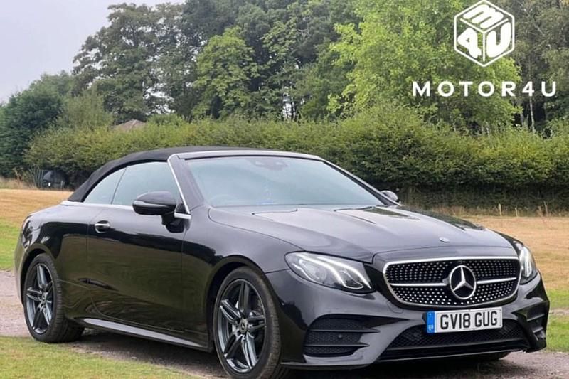 Black Used 2018 Mercedes E220 AMG Line Premium Cabriolet | £15,990 (Fair price) - Image 1/1