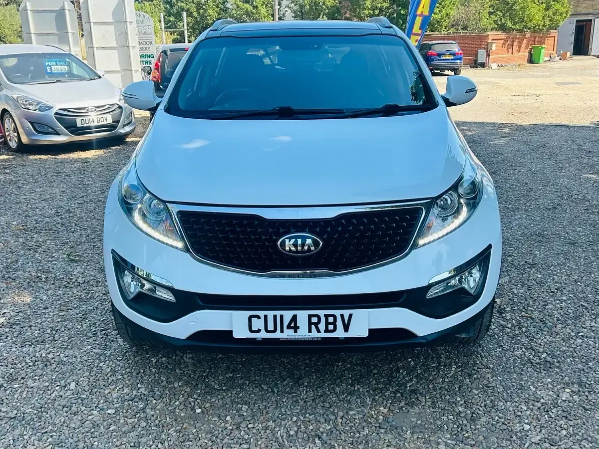 Used Kia Sportage 115 HP (84 kW) 2014 White SUV