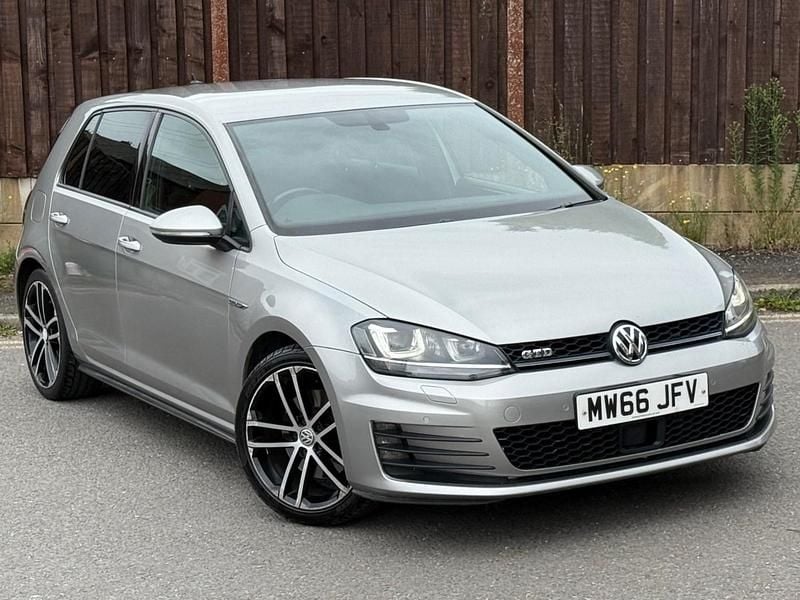 Used VW Golf VII GTD 184 HP (135 kW) 2016 Silver Hatchback