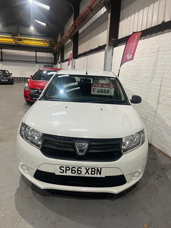 Used Dacia Sandero Ambiance 2016 White Hatchback