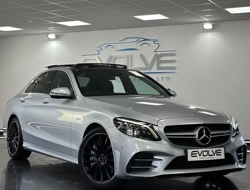 Silver Used 2020 Mercedes C43 AMG Premium Plus Sedan | £28,495 (Good price) - Image 1/4