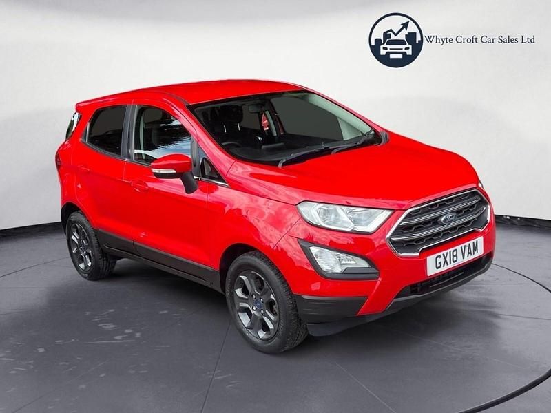 Red Used 2018 Ford Ecosport Zetec SUV | £5,995 (Fair price) - Image 1/3