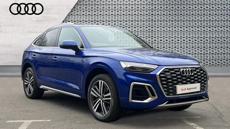 Used Audi Q5 S-Line 265 HP (194 kW) 2021 Blue SUV