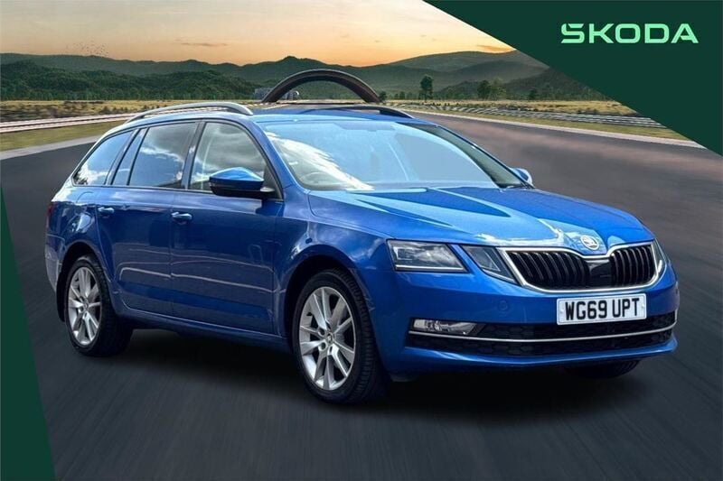 Blue Used 2020 Skoda Octavia SE L Estate | £17,895 (Fair price) - Image 1/4