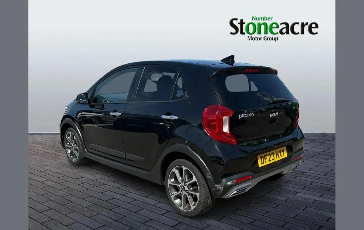 Used Kia Picanto X-Line 65 HP (47 kW) 2023 Black Hatchback