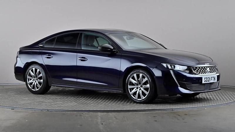 Blue Used 2021 Peugeot 508 GT-line Hatchback | £11,998 (Fair price) - Image 1/4