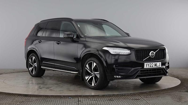 Black Used 2022 Volvo XC90 R-Design SUV | £37,990 (Fair price) - Image 1/4