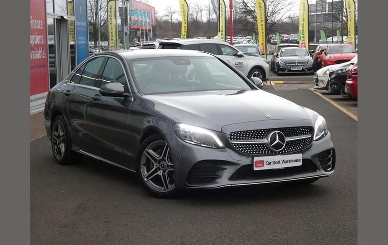 Used Mercedes C200 AMG Line Premium 180 HP (132 kW) 2019 Grey Sedan