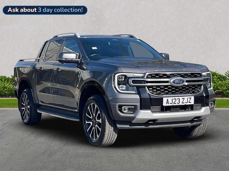 Grey Used 2023 Ford Ranger Platinum Pickup | £36,500 (Good price) - Image 1/4