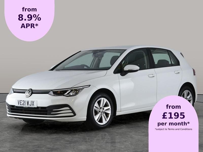 White Used 2021 VW Golf VIII Life Hatchback | £14,039 (Fair price) - Image 1/2