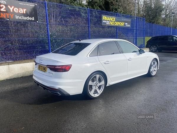 Used Audi A4 S-Line 150 HP (110 kW) 2023 White Sedan