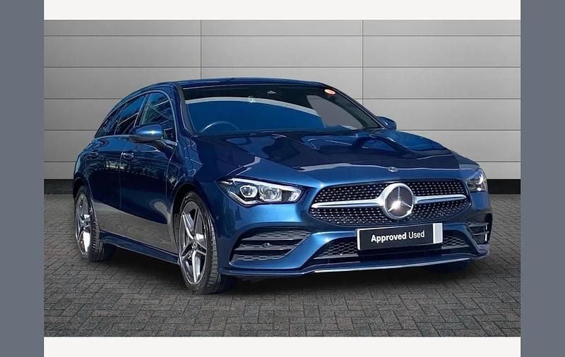 Used Mercedes CLA220 Shooting Brake AMG Line Premium 190 HP (139 kW) 2022 Blue Estate