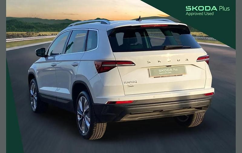 Used Skoda Karoq SE L 147 HP (108 kW) 2023 Moon white metallic SUV