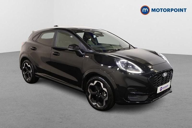 Black Used 2025 Ford Puma Gen-E ST-Line X Hatchback | £21,749 (Fair price) - Image 1/4