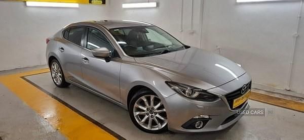 Silver Used 2016 Mazda 3 Inclusive Sedan | £7,999 (Fair price) - Image 1/4