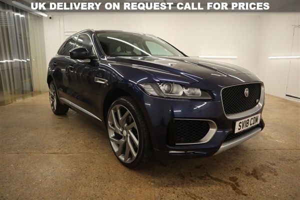 Blue Used 2018 Jaguar F-Pace S SUV | £18,492 (Good price) - Image 1/4