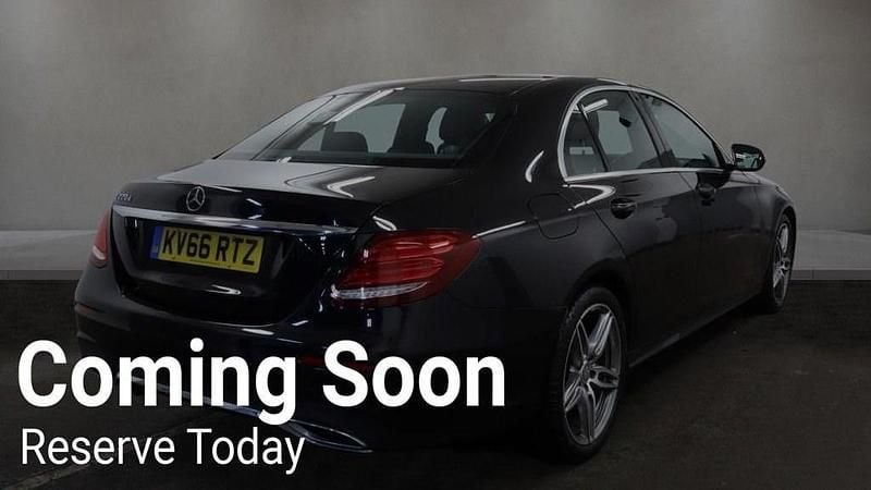 Used Mercedes E220 AMG line 2016 Black Sedan
