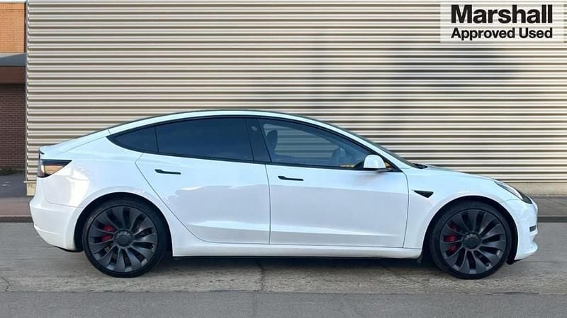 Used Tesla Model 3 Performance 377 kW (513 HP) 2021 White Sedan