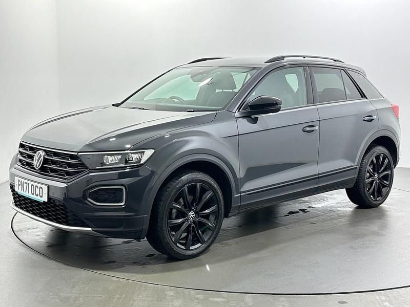 Used VW T-Roc Black Edition 110 HP (80 kW) 2021 Grey SUV