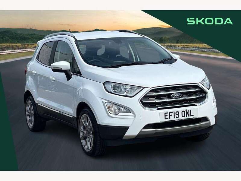 Frozen white Used 2019 Ford Ecosport Titanium SUV | £8,495 (Fair price) - Image 1/4