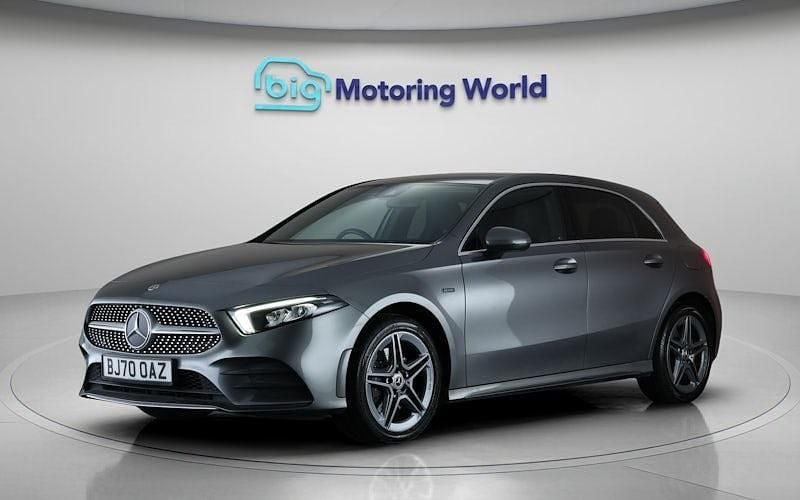 Used Mercedes A250 AMG line 259 HP (190 kW) 2020 Grey Hatchback