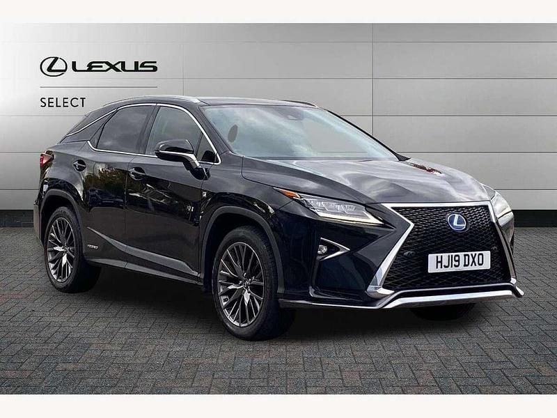 Graphite black Used 2019 Lexus RX450h Sport Line SUV | £25,995 (Fair price) - Image 1/3