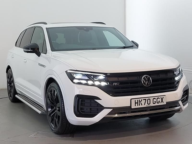 White Used 2020 VW Touareg Black Edition SUV | £38,998 (Fair price) - Image 1/4