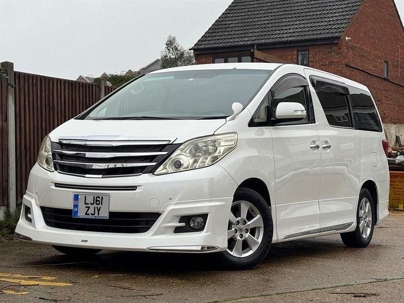 Begagnad Toyota Alphard 2012 Vit Minibuss
