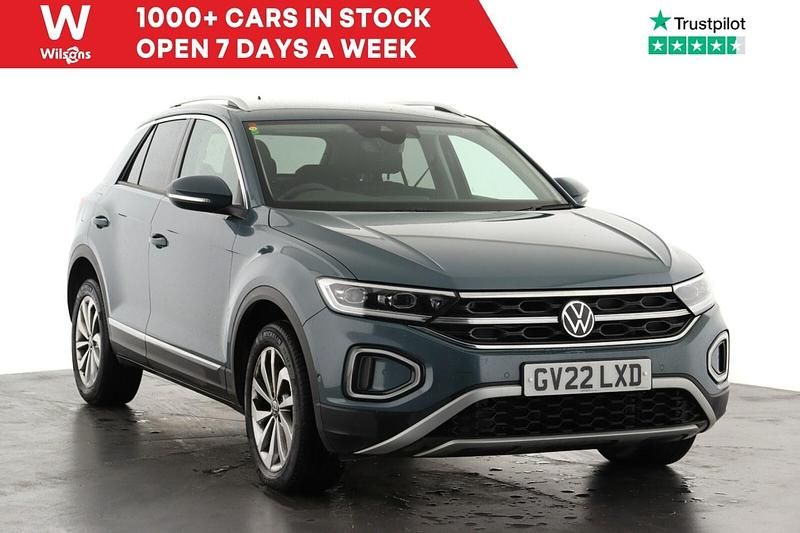 Blue Used 2022 VW T-Roc Style SUV | £20,299 (Fair price) - Image 1/4