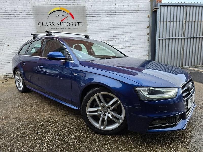 Used Audi A4 S-Line 150 HP (110 kW) 2014 Blue Estate