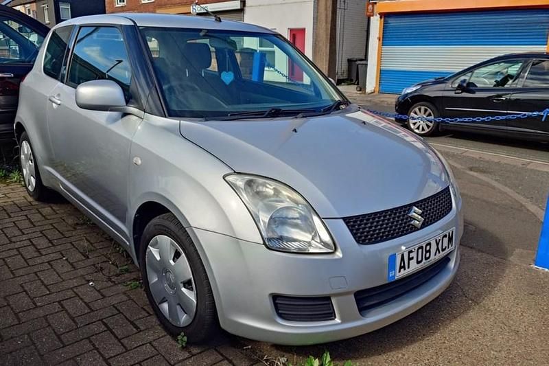 Silver Used 2008 Suzuki Swift GL Hatchback | £1,889 (Fair price) - Image 1/1